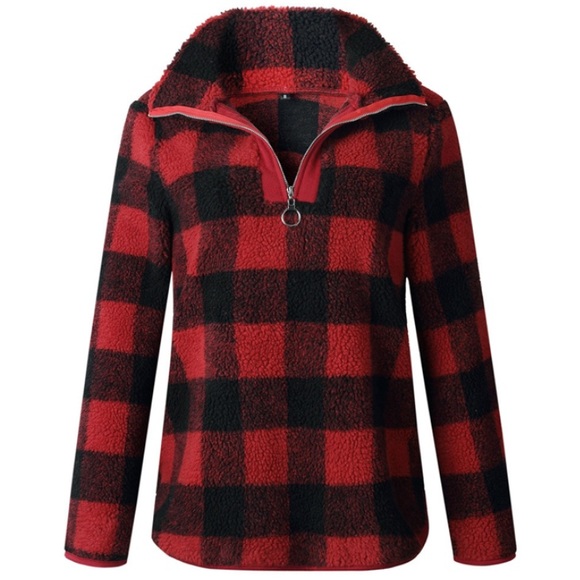 FEATURED SALE ITEM❣️PLAID Women’s winter fleece - Picture 6 of 7